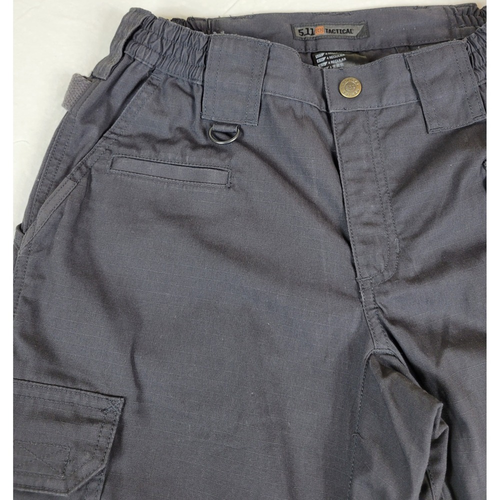 5.11 Tactical Series Womens Cargo Pants Gray Ripstop Style 64360 Size 4 Regular - Picture 9 of 10